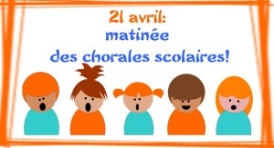 chorale scolaire 21 avril